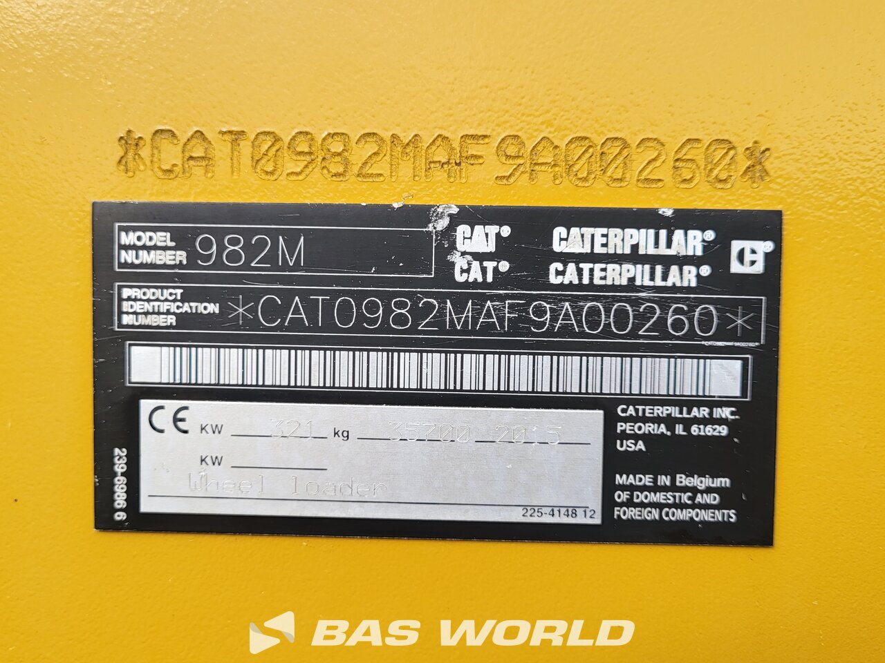 Other : Caterpillar 982 M Chargeuse sur pneus