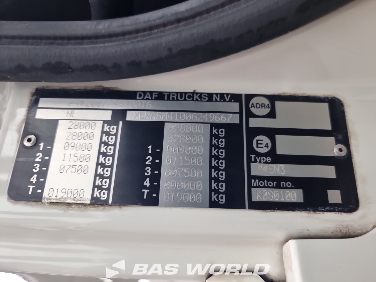 Other : DAF CF 300 6X2 Translift Camion d'ordures