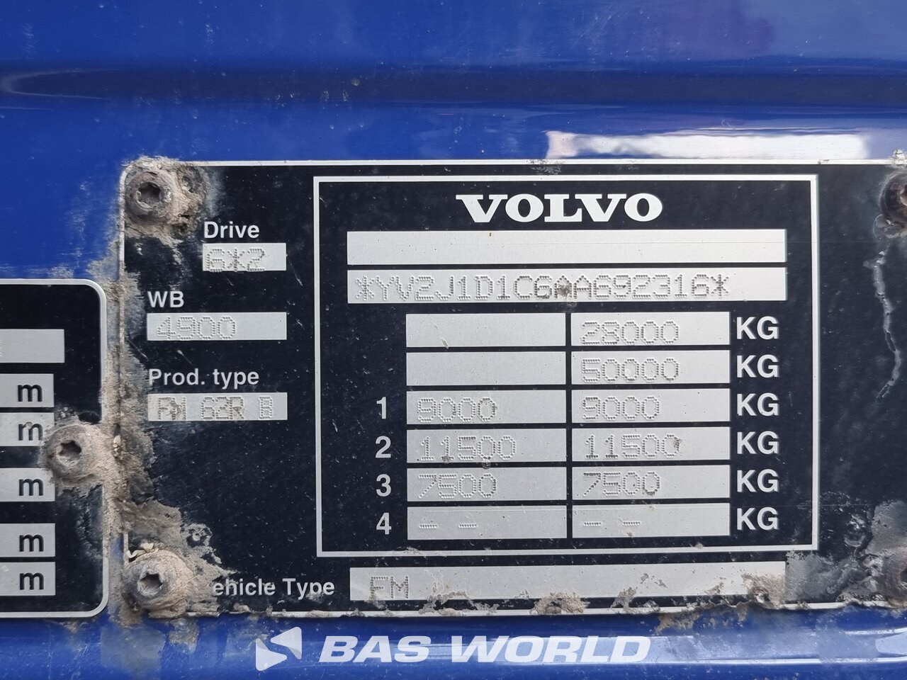 Other : Volvo FM 330 6X2 Camion plateaux