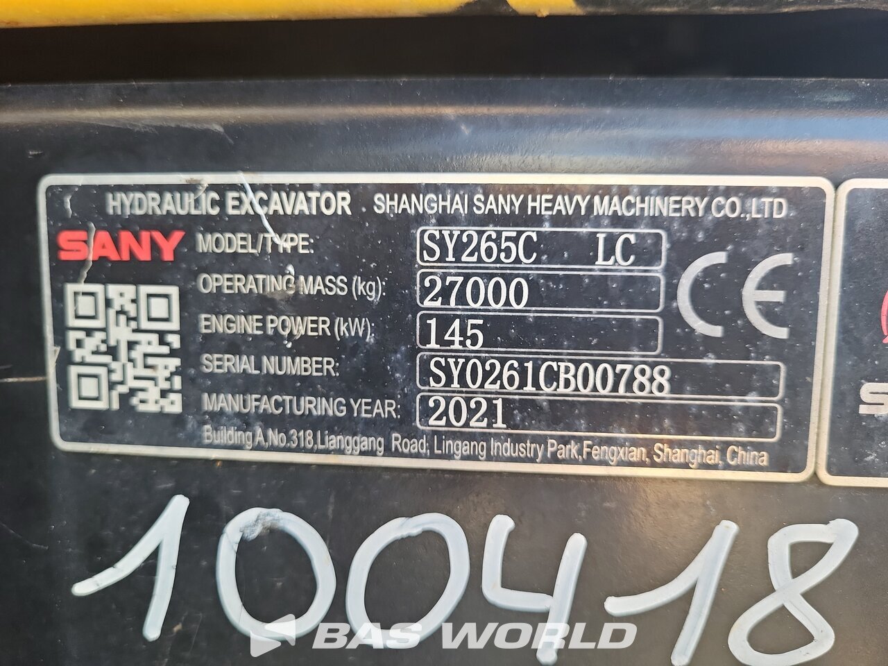 Other : Sany SY265 C LC Pelle sur chenilles