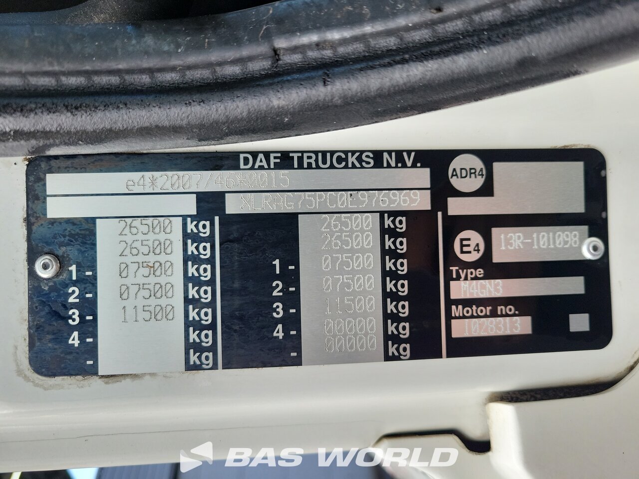 Other : DAF CF75.250 6X2 GeesinkNorba GPM III v 20H25 GEC Camion d'ordures