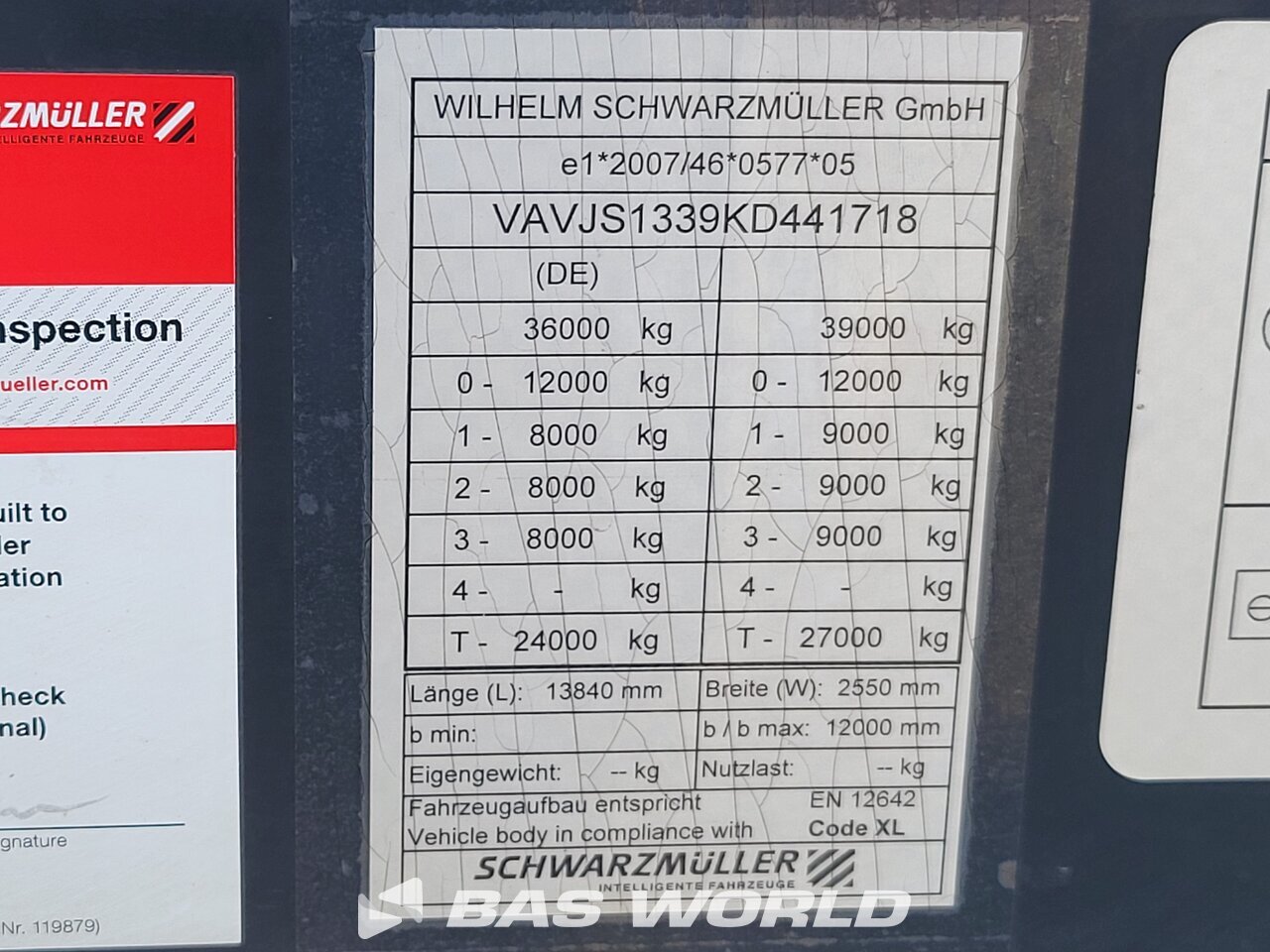 Other : Schwarzmüller Semi-remorques rideaux coulissants