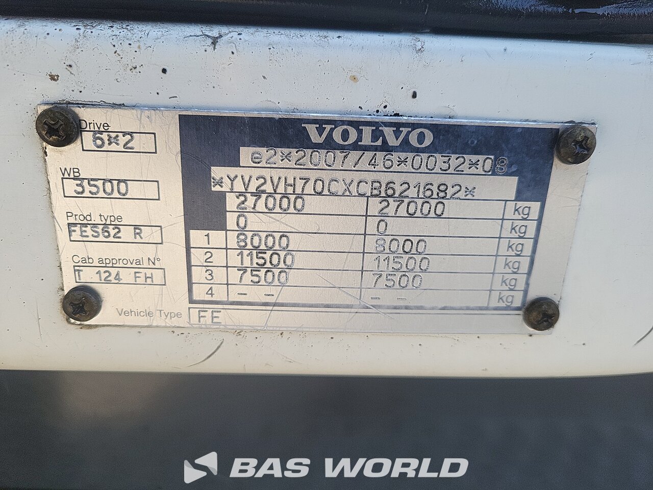 Other : Volvo FE 300 6X2 Geesink Norba Type: GPM III v 20H25 Split II Camion d'ordures