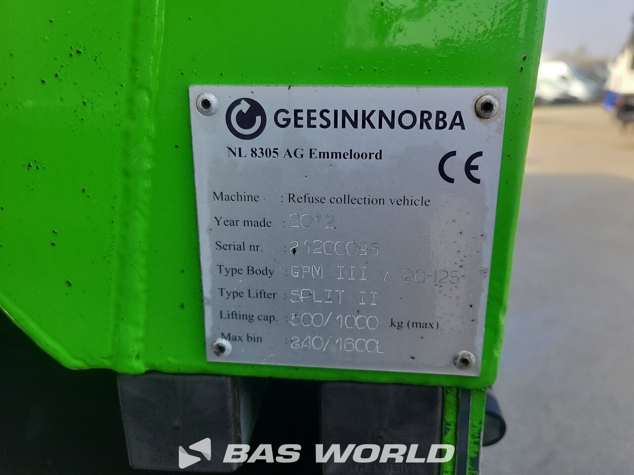 Other : Volvo FE 300 6X2 Geesink Norba Type: GPM III v 20H25 Split II Camion d'ordures