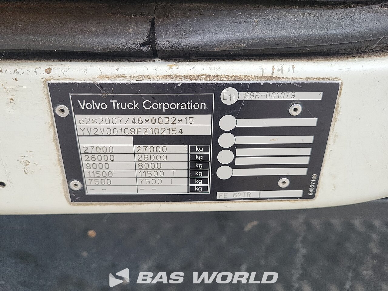 Other : Volvo FE 320 6X2 Mol Type: Pusher IID CB DUAL IID Camion d'ordures