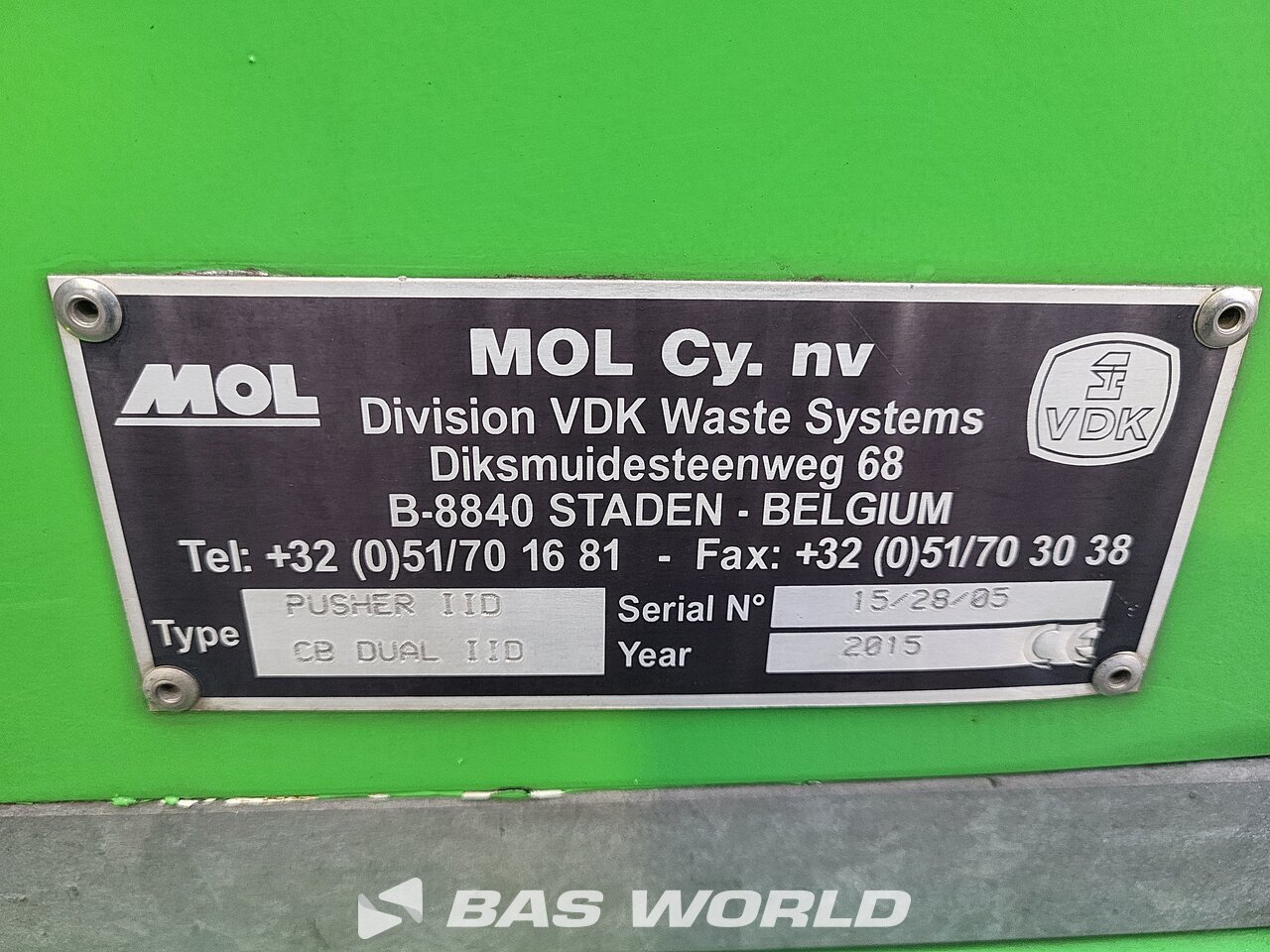 Other : Volvo FE 320 6X2 Mol Type: Pusher IID CB DUAL IID Camion d'ordures