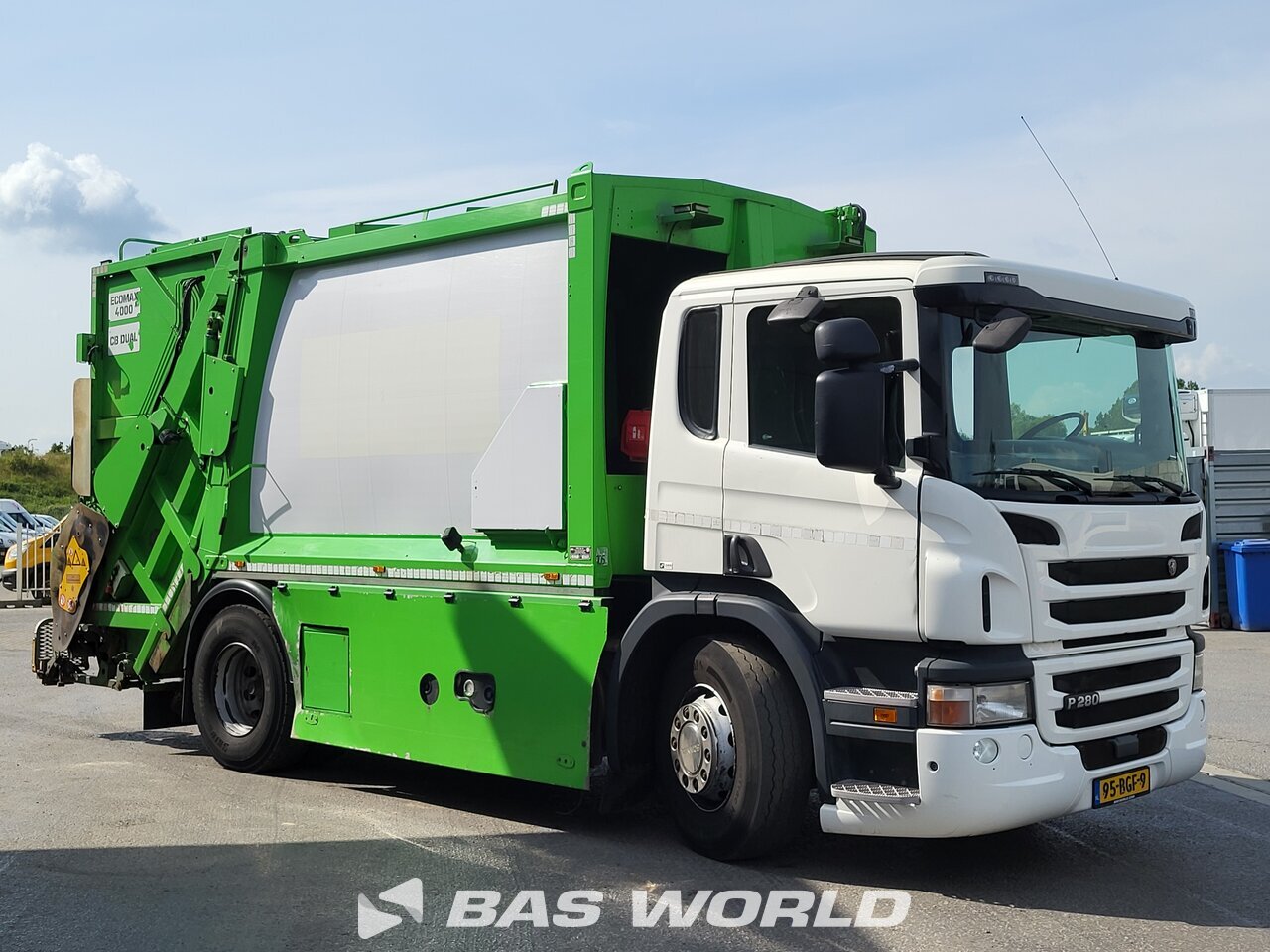 Other : Scania P280 4X2 Mol Ecomax4000 CB Dual Camion d'ordures