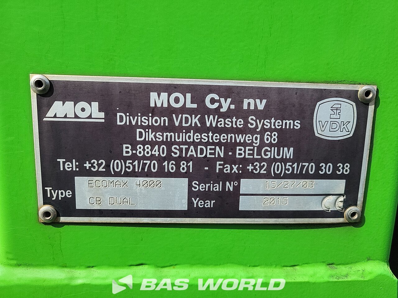 Other : Scania P280 4X2 Mol Ecomax4000 CB Dual Camion d'ordures