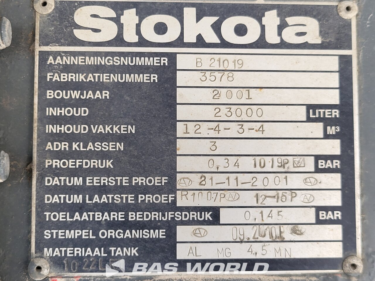 Other : Stokota Semi-remorque citerne