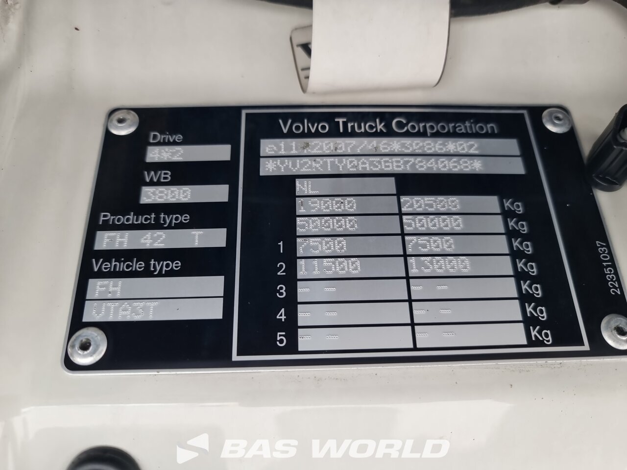 Other : Volvo FH 460 4X2 Tracteur routier
