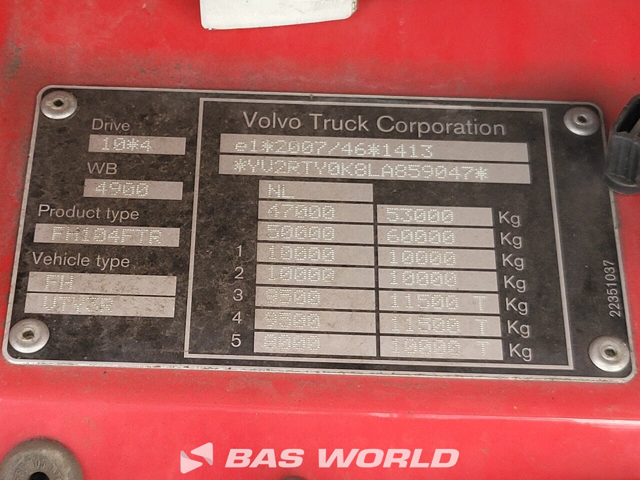 Other : Volvo FH 460 10X4 Fliegl ASA 7300 Camion Benne