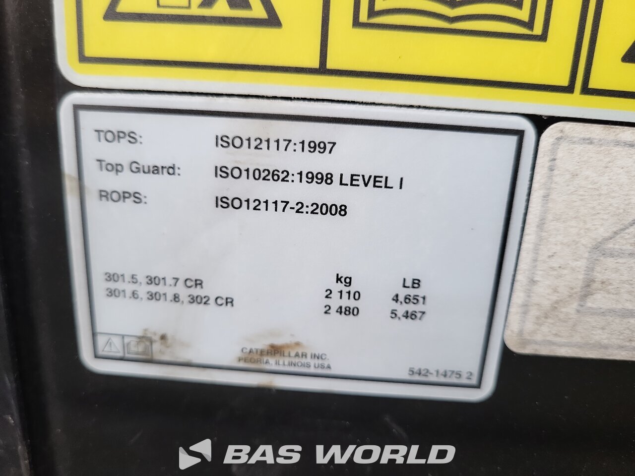 Other : Caterpillar 301.5 Mini pelle <10t