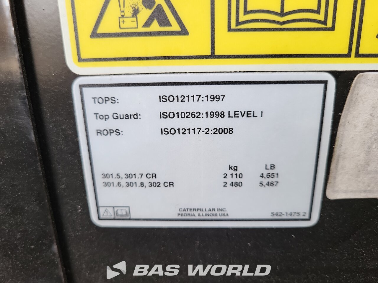 Other : Caterpillar 301.5 Mini pelle <10t