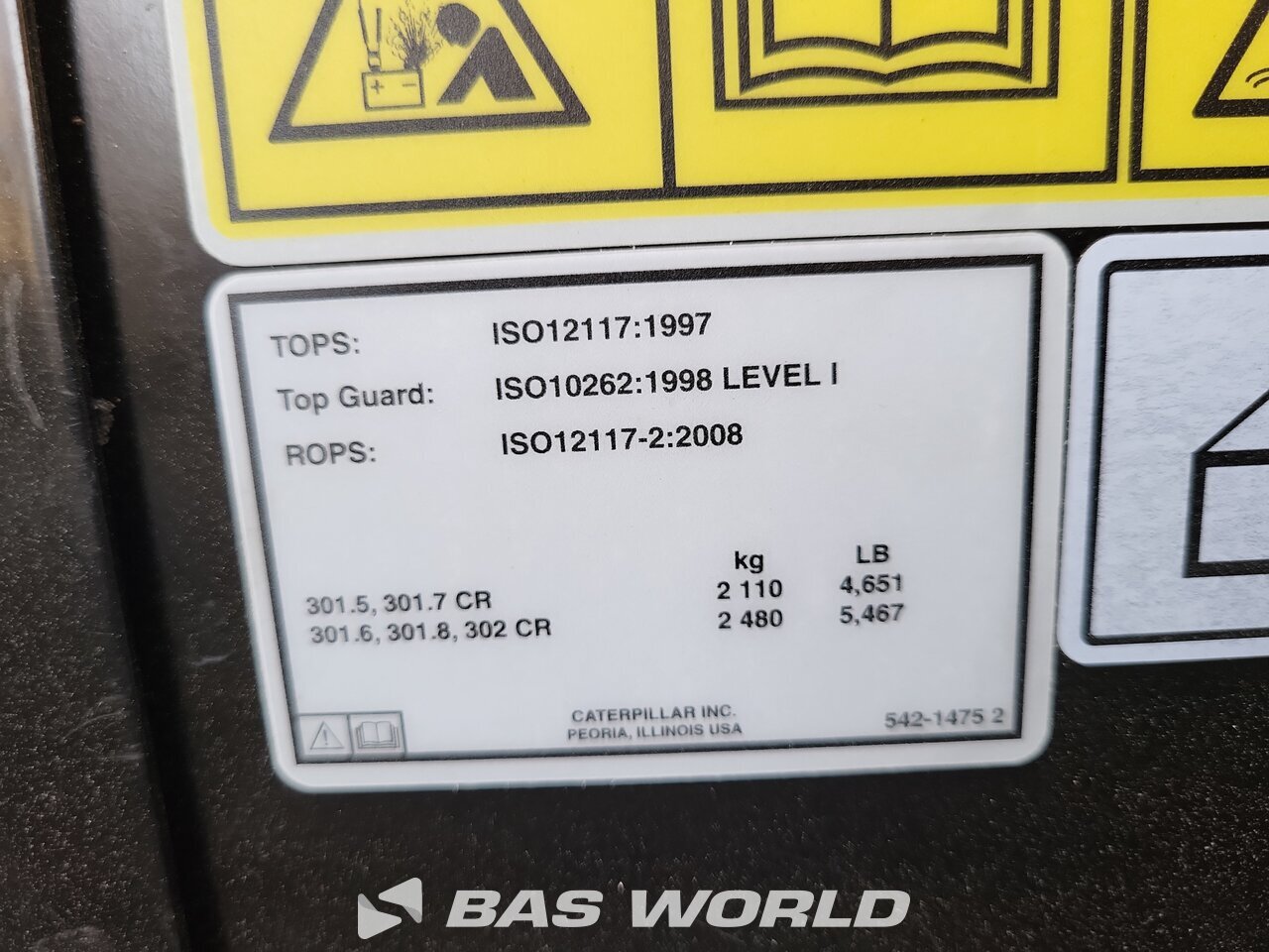Other : Caterpillar 301.5 Mini pelle <10t