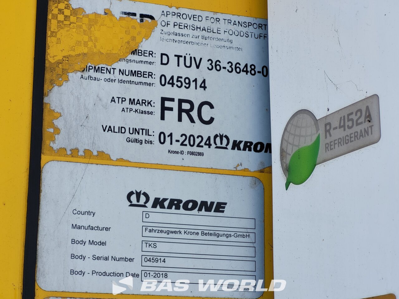 Other : Krone Thermo King SLXi300 Semi-remorque frigorifique