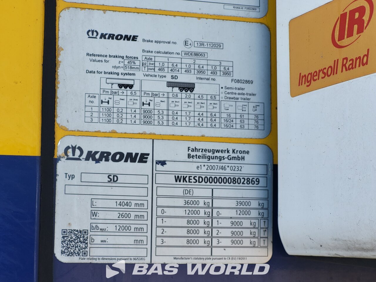 Other : Krone Thermo King SLXi300 Semi-remorque frigorifique