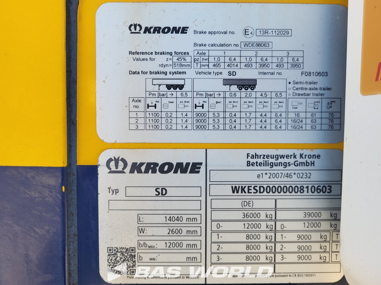 Other : Krone Thermo King SLXi 300 Semi-remorque frigorifique
