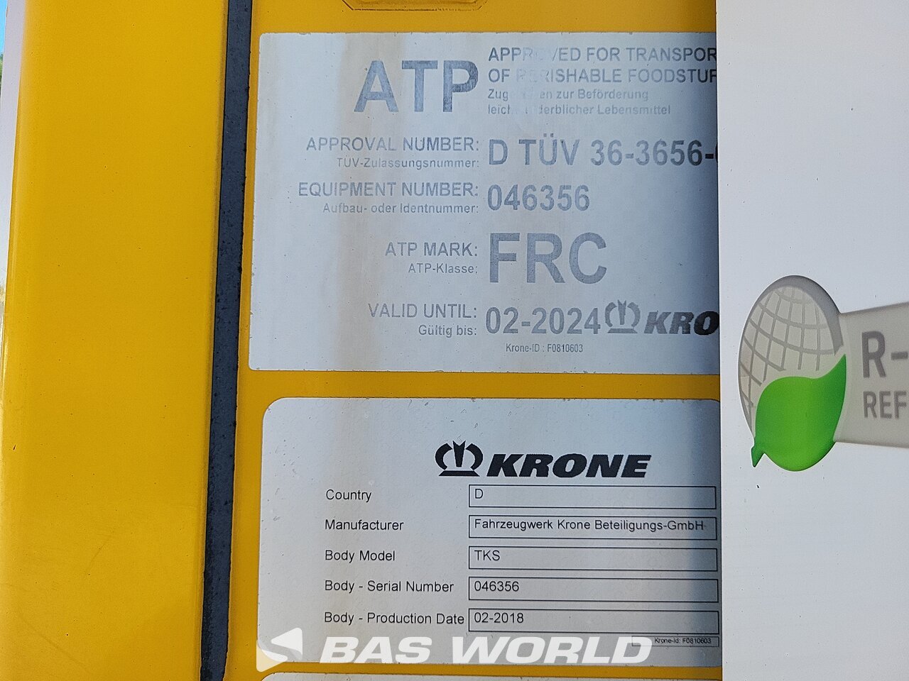 Other : Krone Thermo King SLXi 300 Semi-remorque frigorifique