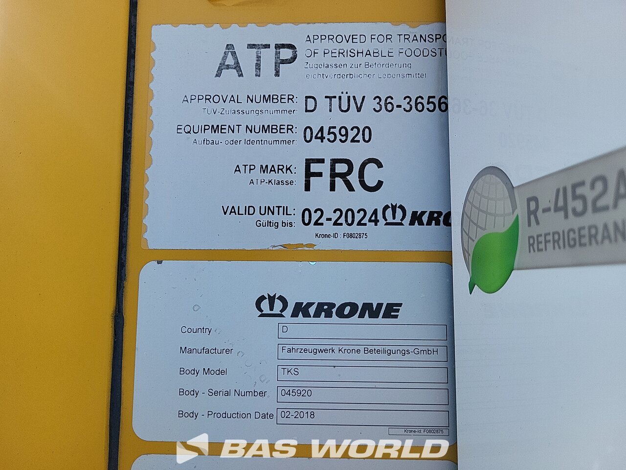 Other : Krone Semi-remorque frigorifique
