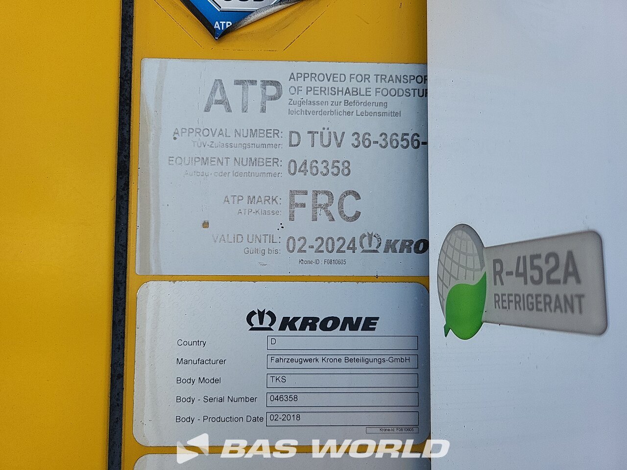 Other : Krone ThermoKing SLXi 300 Semi-remorque frigorifique