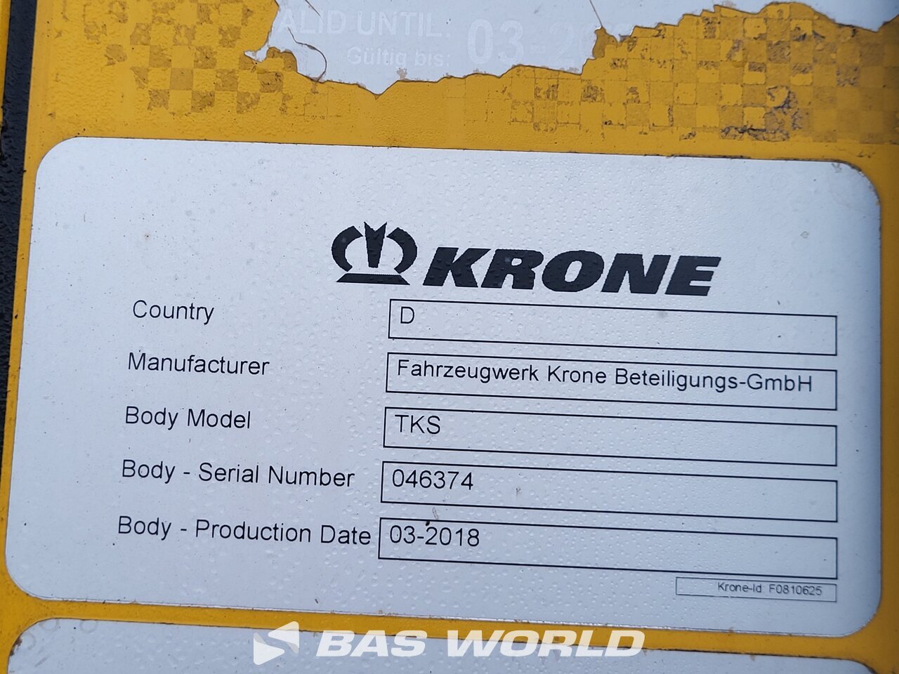 Other : Krone Thermo King SLXi 300 Semi-remorque frigorifique