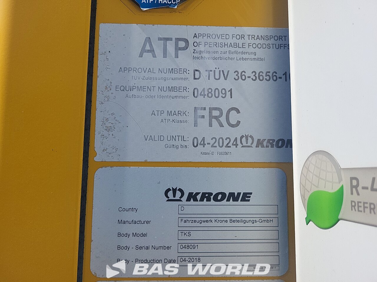 Other : Krone Semi-remorque frigorifique