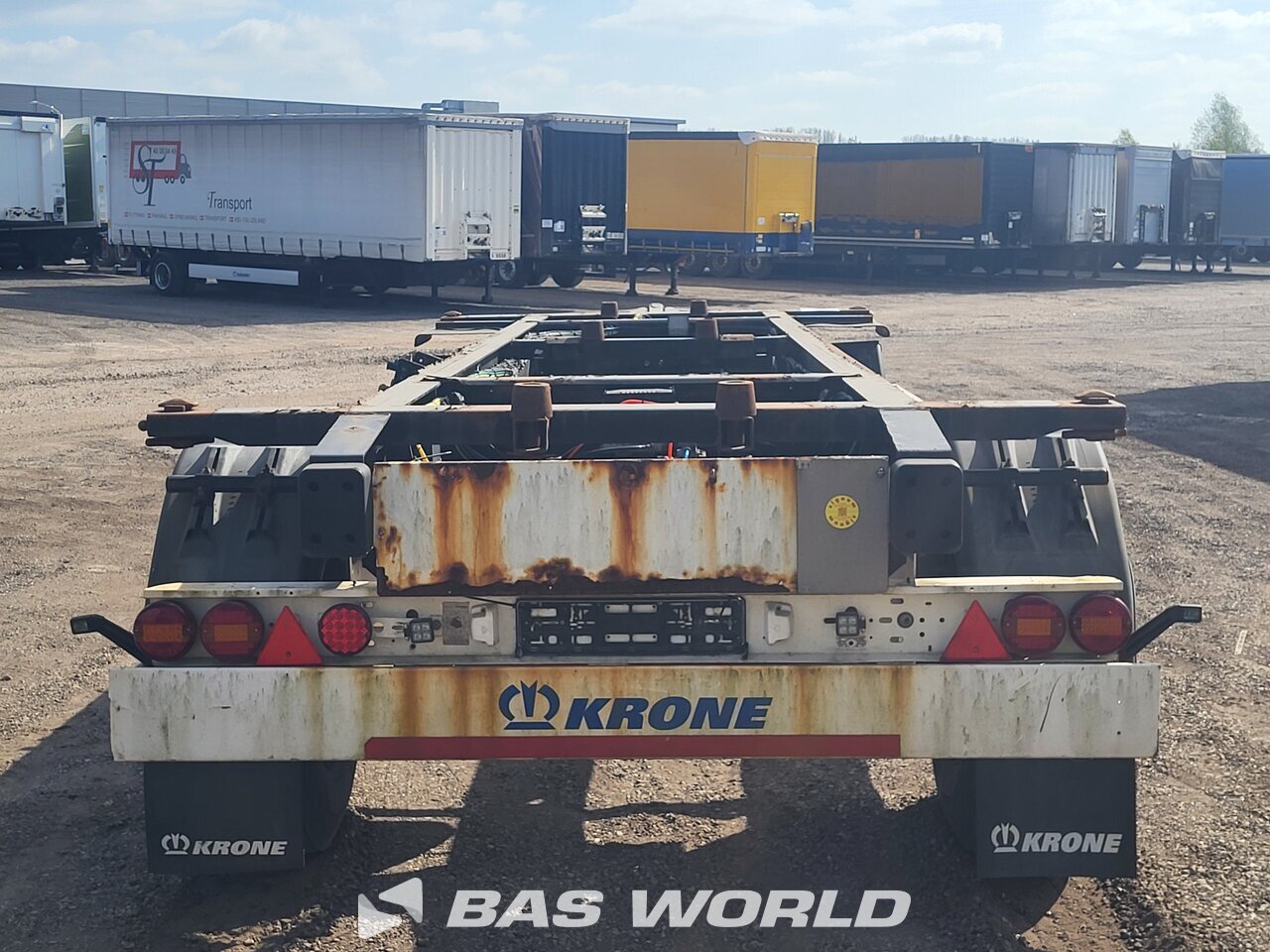 Other : Krone Remorque châssis porte-conteneurs