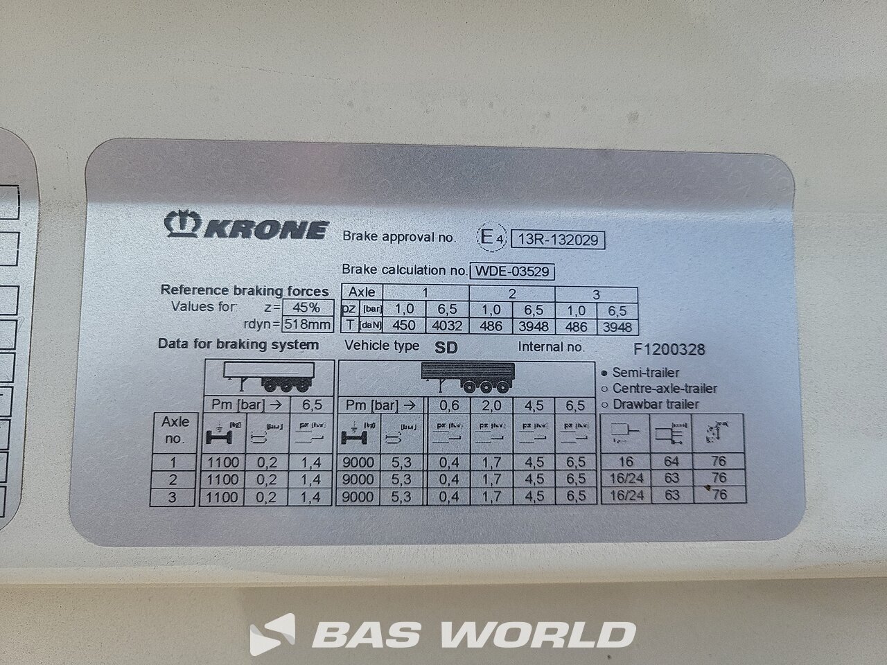 Other : Krone Semi-remorque fourgons