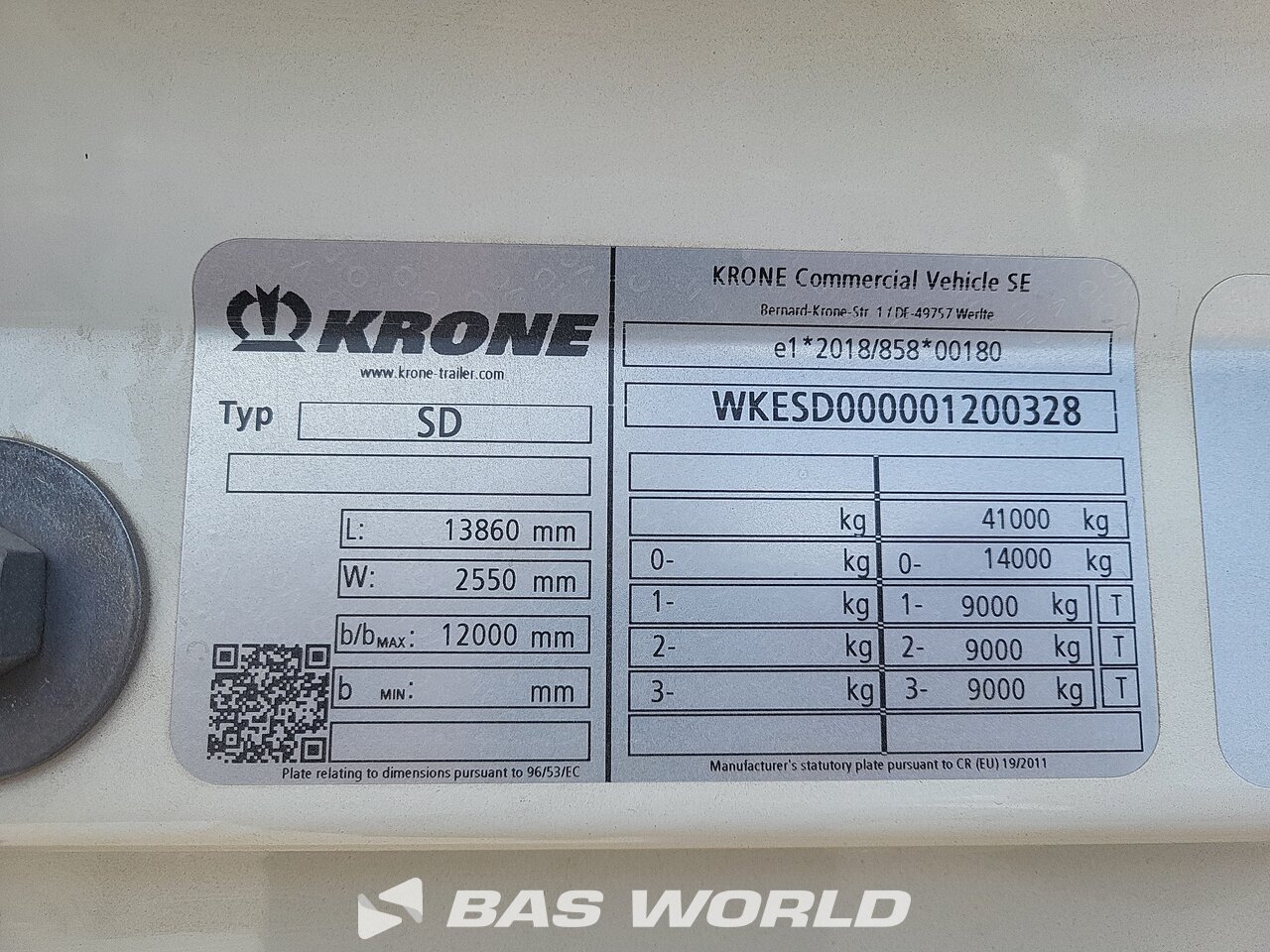 Other : Krone Semi-remorque fourgons