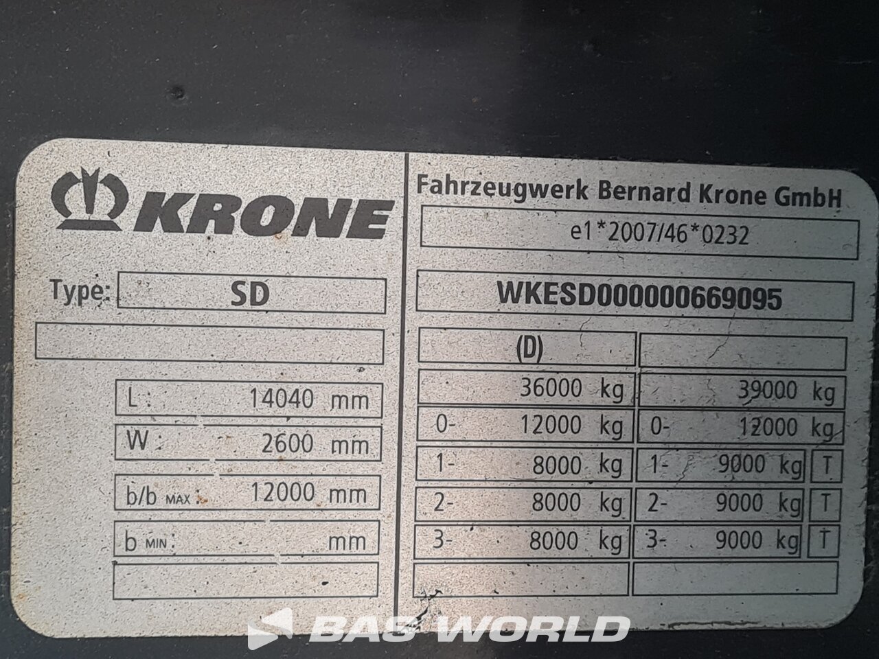 Other : Krone Carrier Vector 1550 Semi-remorque frigorifique