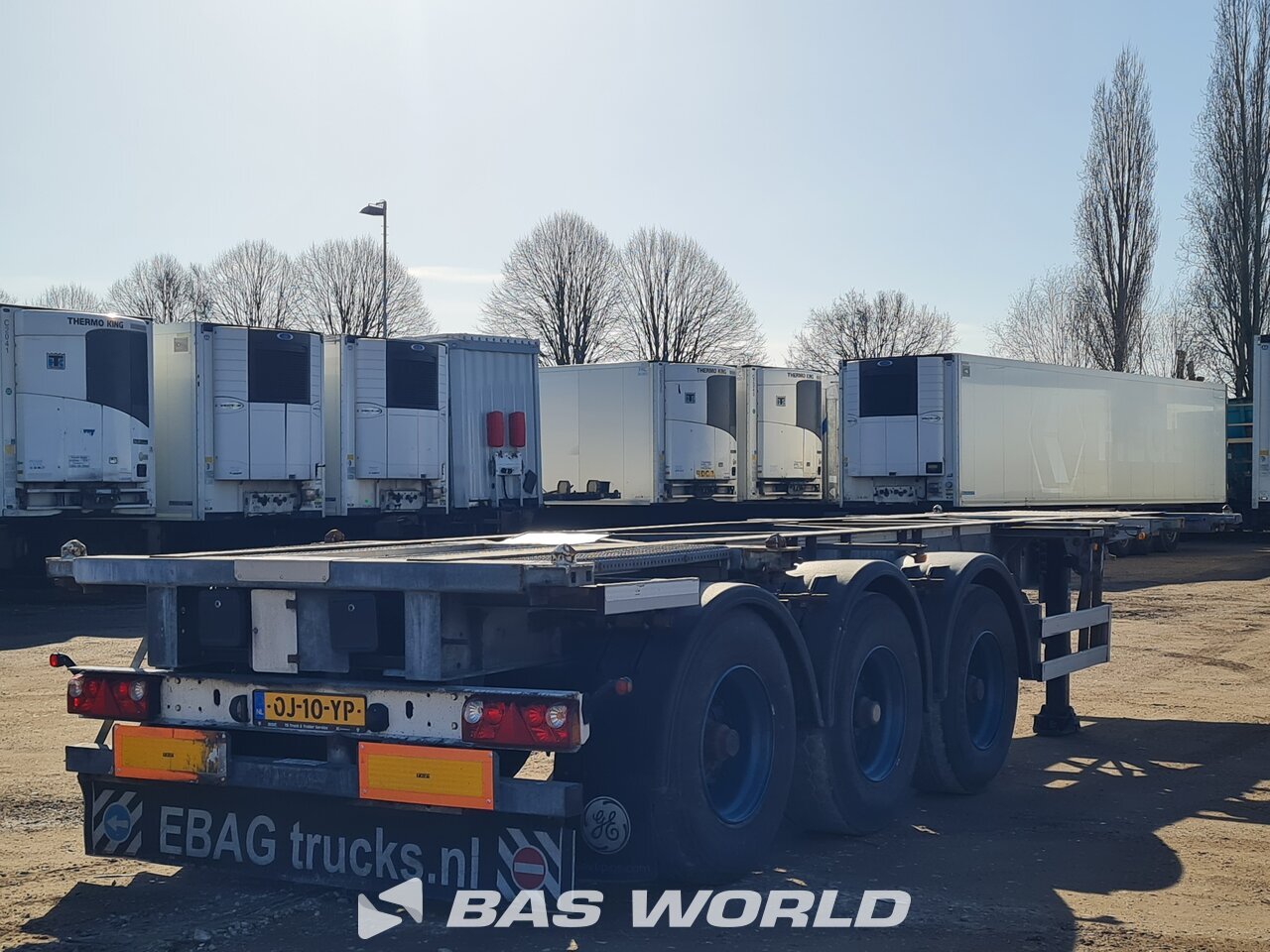 Other : Groenewegen Semi-remorque châssis porte-conteneurs