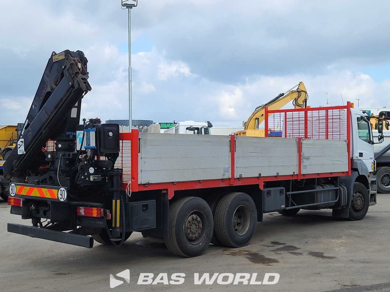 Other : Mercedes Axor 2536 6X2 Camion plateaux