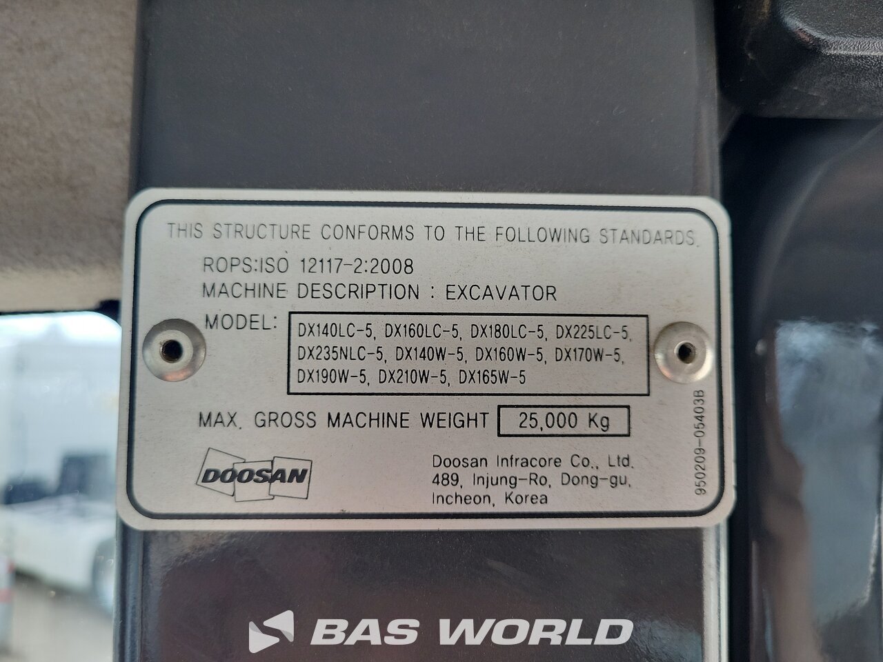 Other : Doosan DX170 W-5 Pelle sur pneus