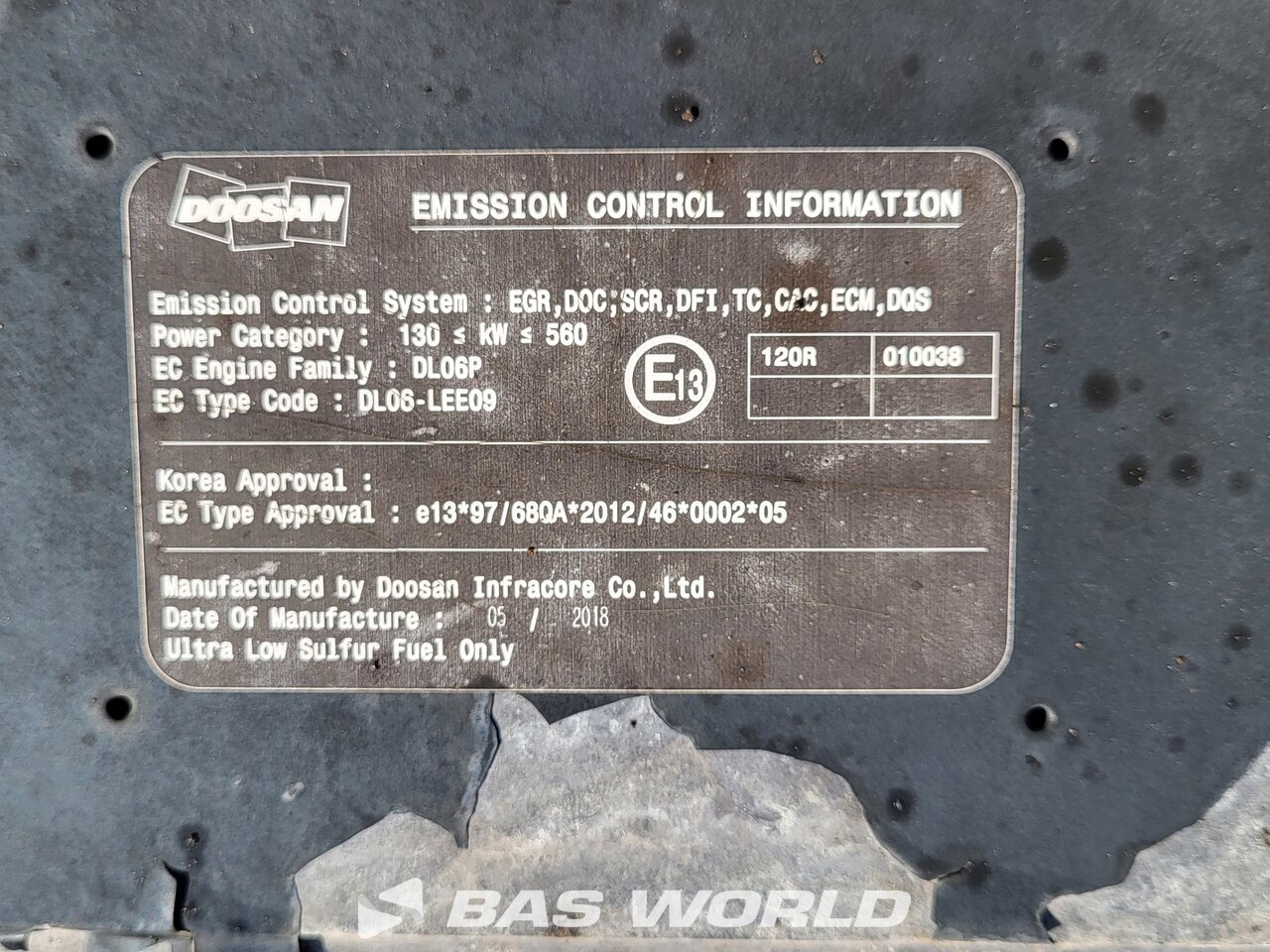 Other : Doosan DX170 W-5 Pelle sur pneus