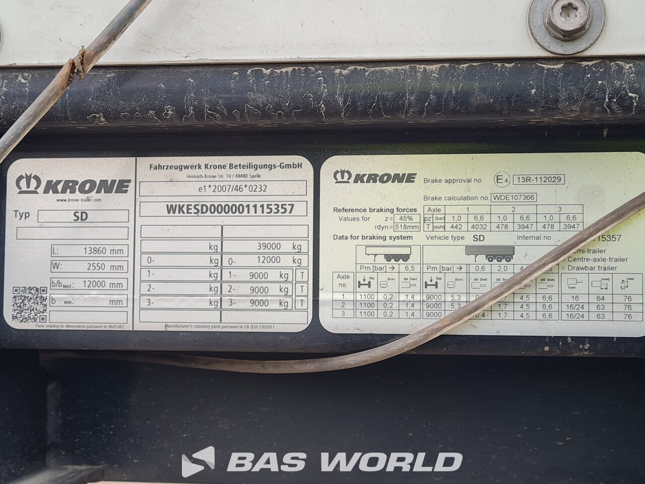 Other : Krone Semi-remorques rideaux coulissants
