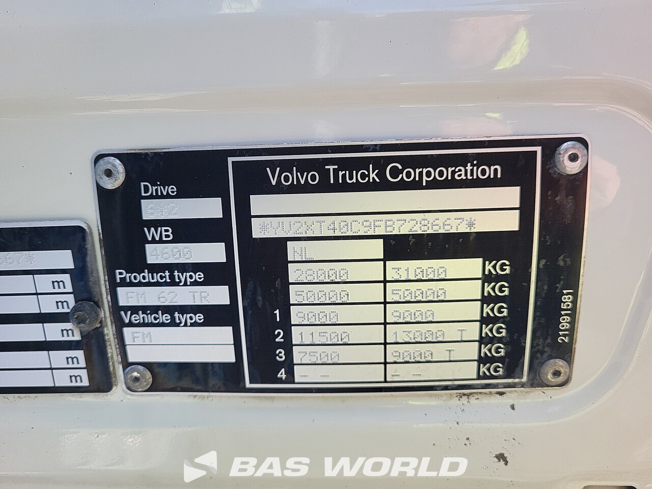 Other : Volvo FM 500 Carrinha caixa aberta