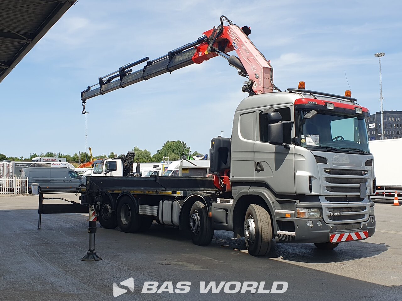 Other : Scania R480 8X2 Camion plateaux