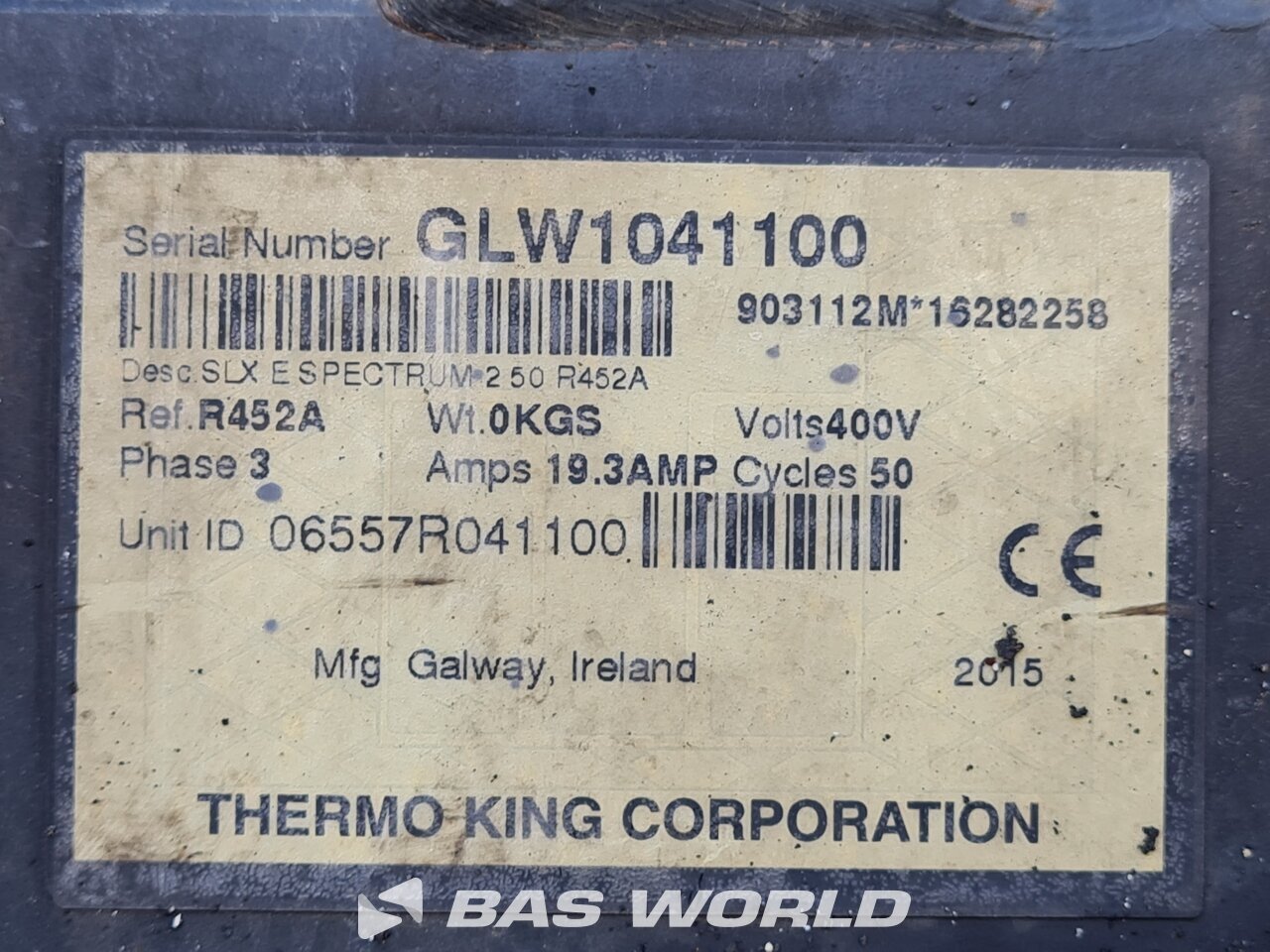 Other : Schmitz Thermo King SLXe Spectrum 250 Semi-remorque frigorifique