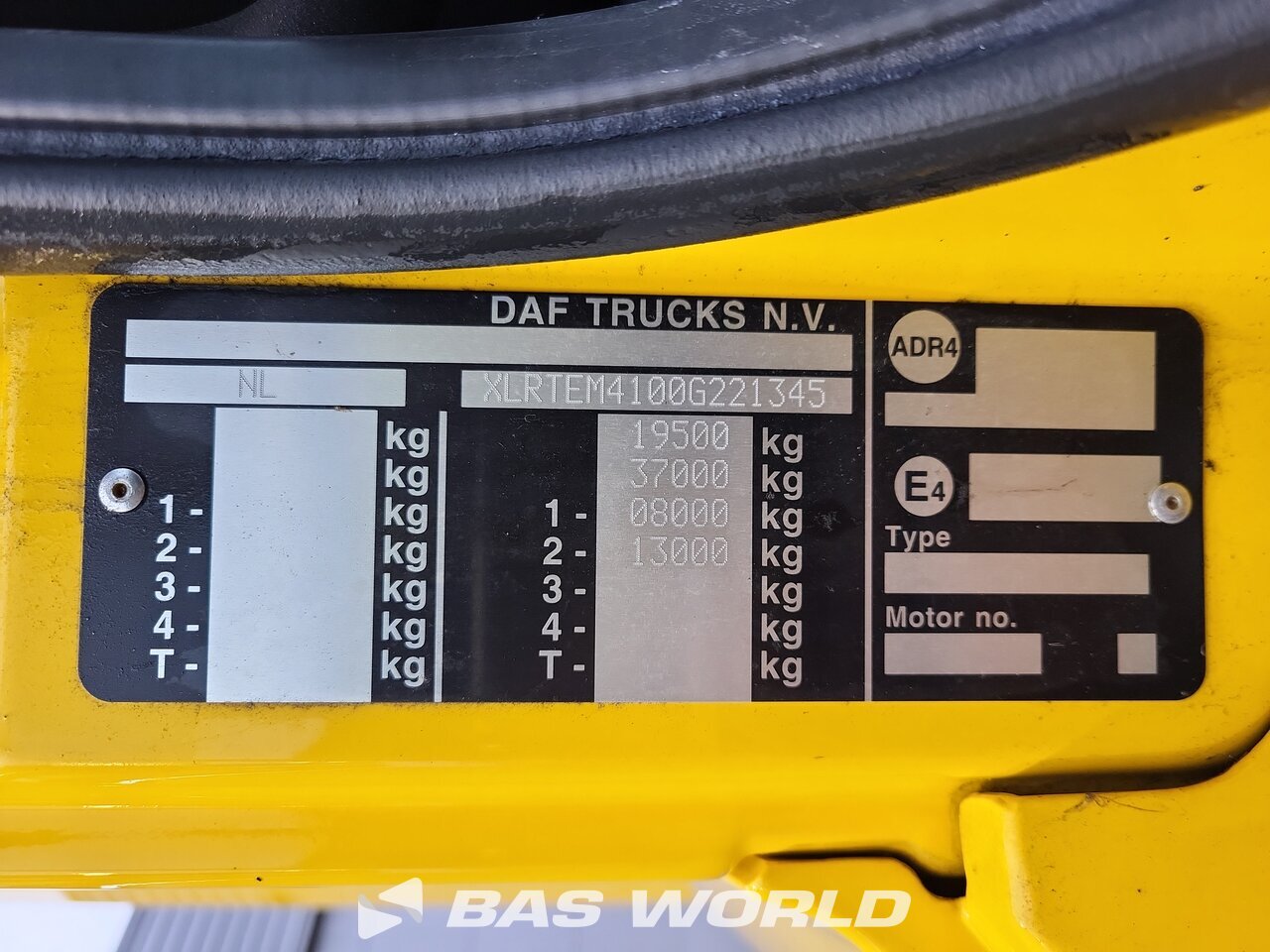 Other : DAF CF 290 4X2 Tracteur routier