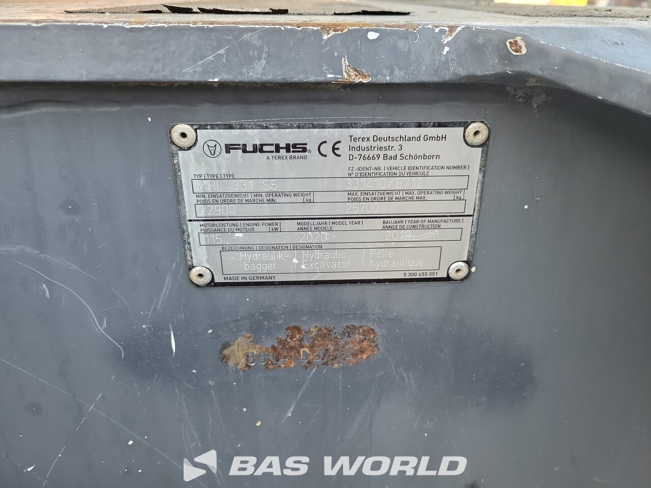 Other : Fuchs MHL331 S5 Pelle à déchets