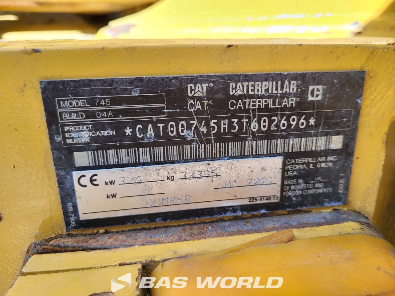 Other : Caterpillar 745 -04A Tombereau