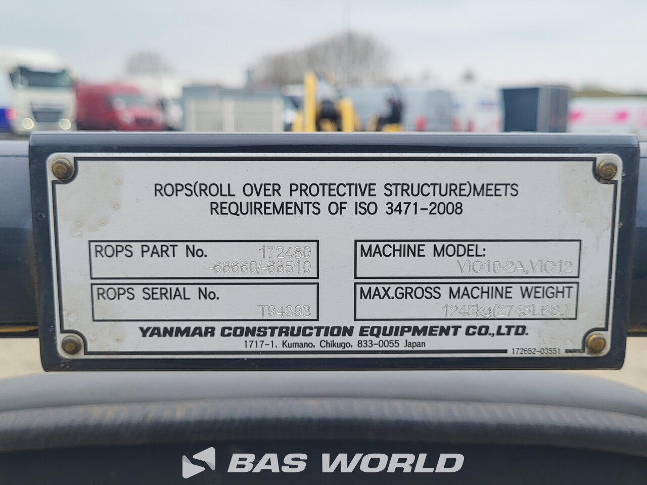 Other : Yanmar VIO10 - 2A Mini pelle <10t