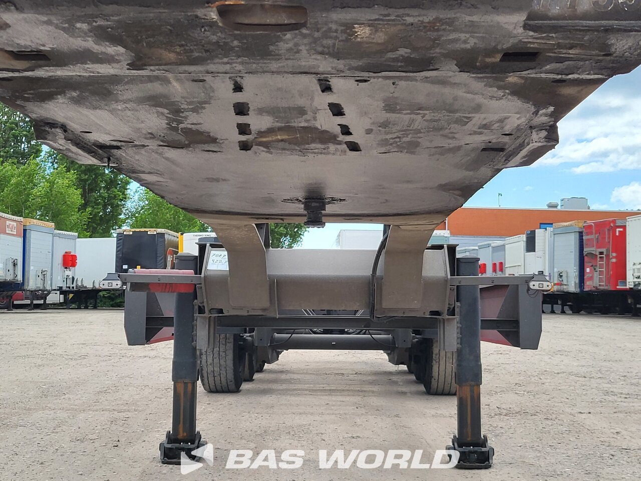 Other : Van Hool Semi-remorque châssis porte-conteneurs