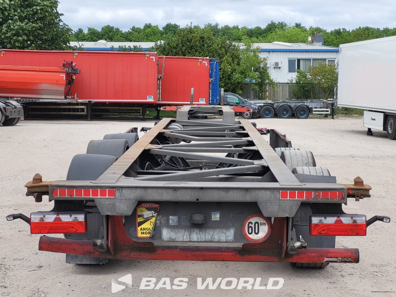 Other : Van Hool Semi-remorque châssis porte-conteneurs