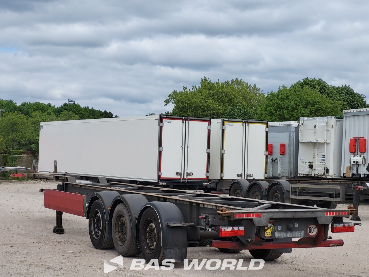 Other : Van Hool Semi-remorque châssis porte-conteneurs
