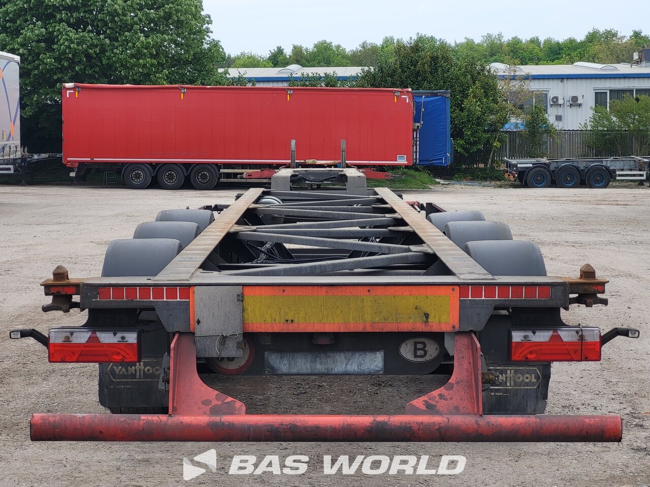 Other : Van Hool Semi-remorque châssis porte-conteneurs