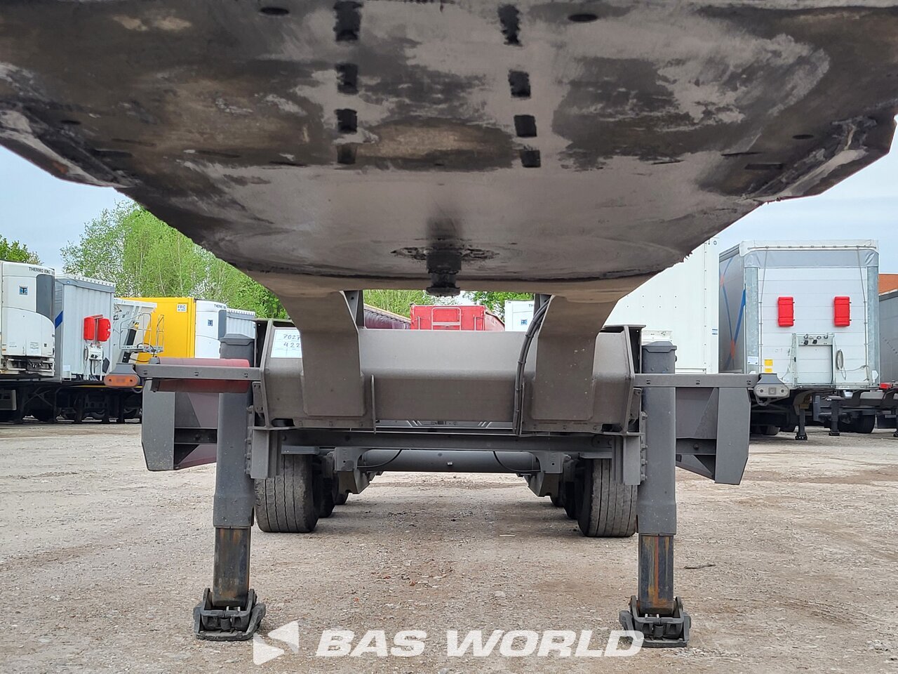 Other : Van Hool Semi-remorque châssis porte-conteneurs