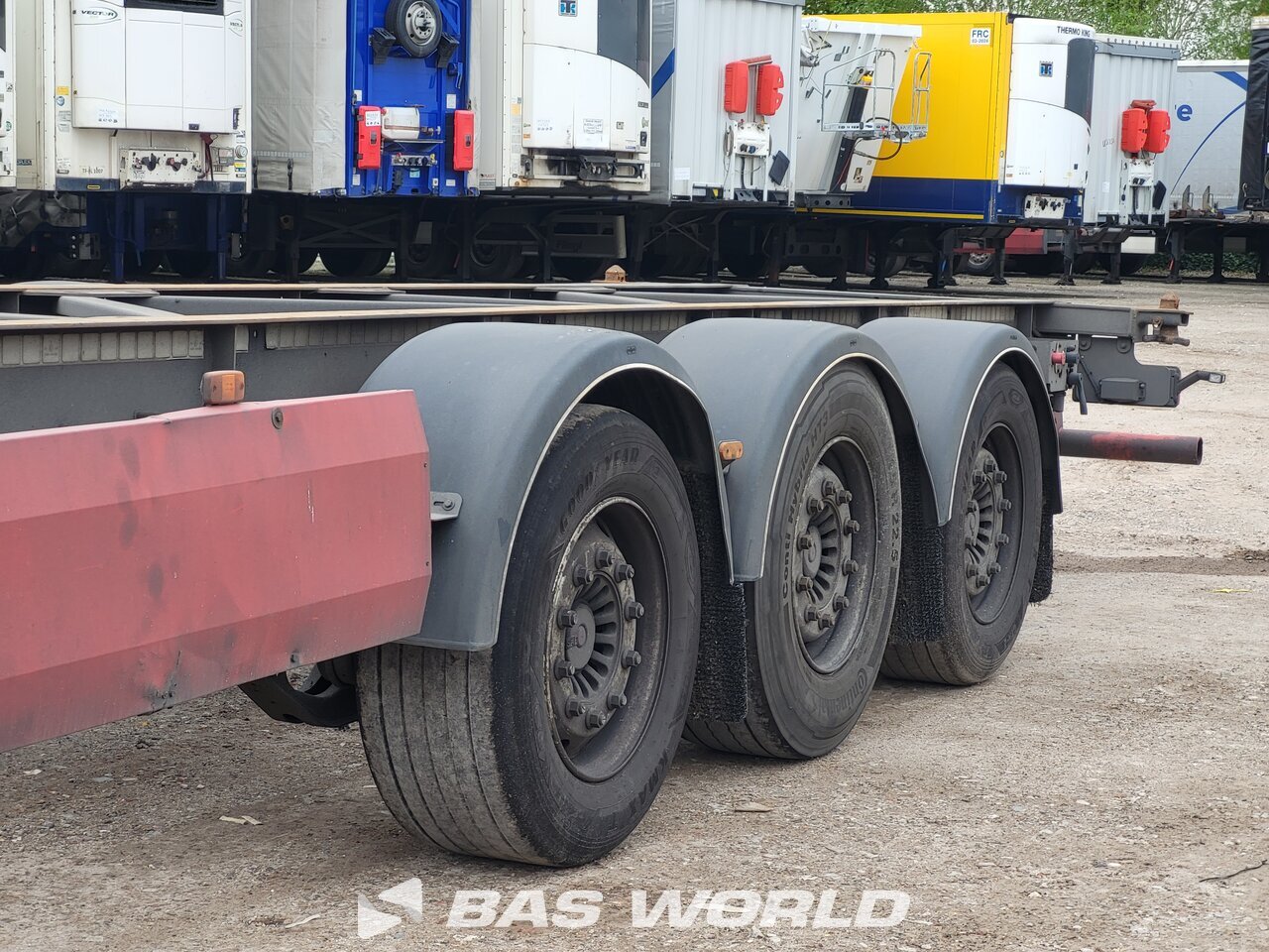 Other : Van Hool Semi-remorque châssis porte-conteneurs