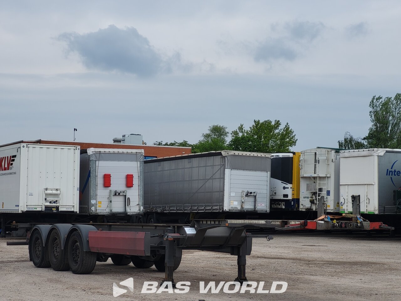 Other : Van Hool Semi-remorque châssis porte-conteneurs