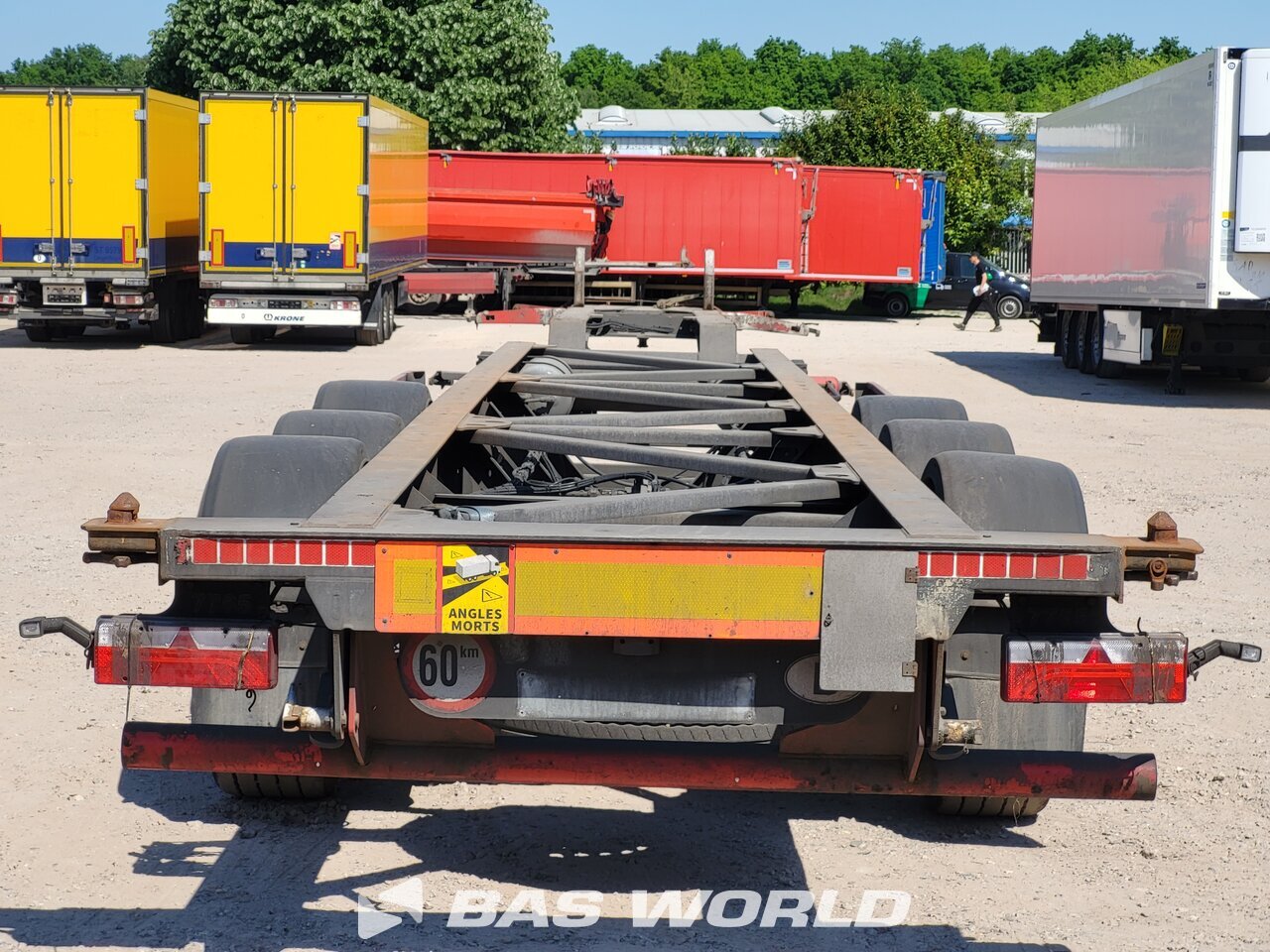 Other : Van Hool Semi-remorque châssis porte-conteneurs